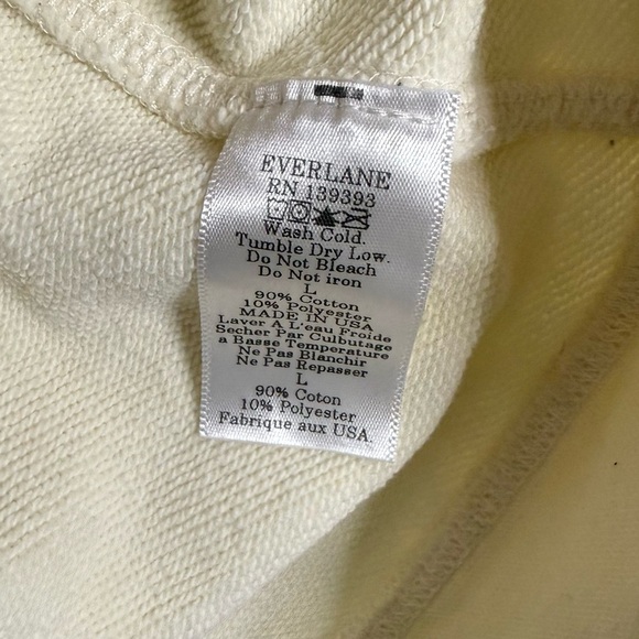 Everlane Cream Boxy Short Sleeve - Picture 5 of 9